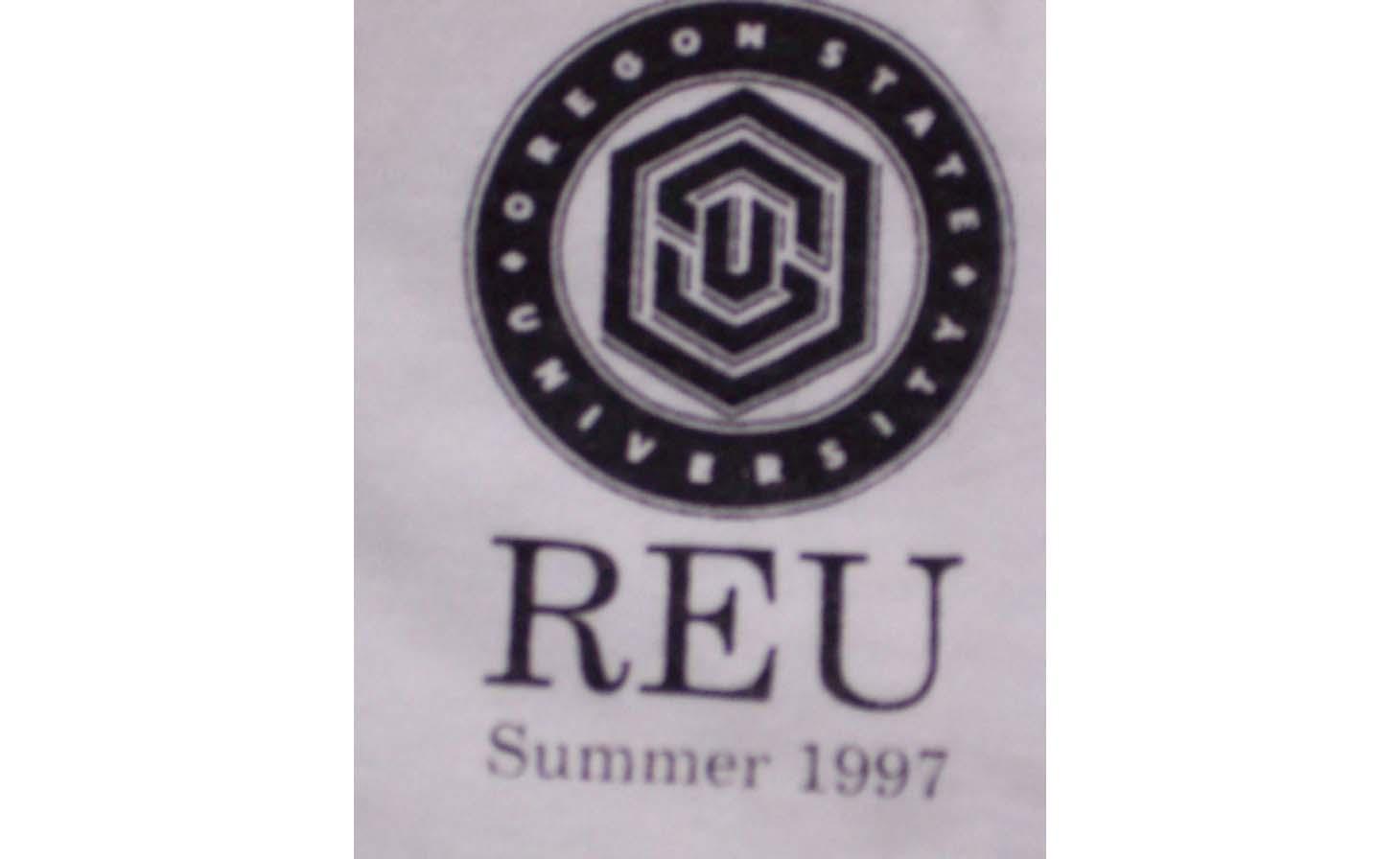 The front image of the OSU REU t shirt in 1997.